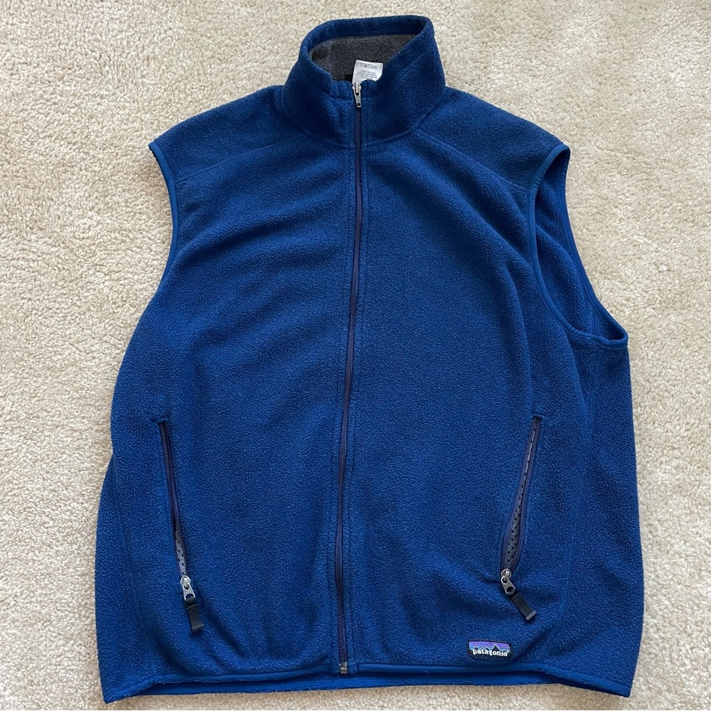 Patagonia Men’s Synchilla Blue Vest Size Large